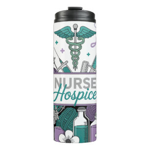 Süße Hospizkrankenschwester Thermosbecher