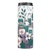 Süße Hospizkrankenschwester Thermosbecher (Rückseite)