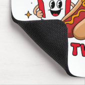 Süße Hotdogs zum 4. Juli Mousepad (Ecke)