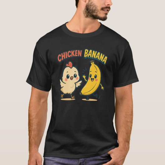 SÜSSE HÜHNCHEN BANANE T-Shirt (Vorderseite)