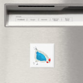 Süße Hühner Aquarell Magnet (In Situ (Geschirrspüler))