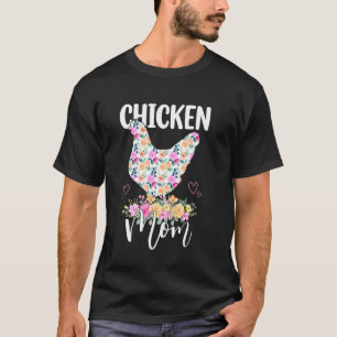 Süße Hühner-Mutter Florale Mutter Mutti Mama Mutte T-Shirt