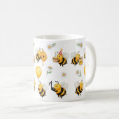 Süße Hummel Kaffeetasse (VorderseiteRechts)