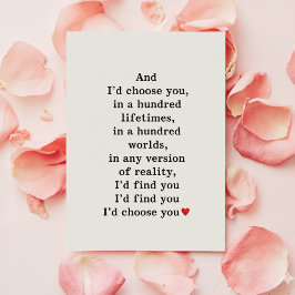 Süße Humor-Liebeskarte für Freundin Freund Feiertagskarte