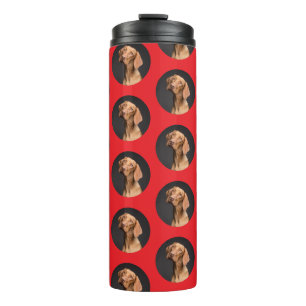 Süße Hund Foto Modern Thermosbecher