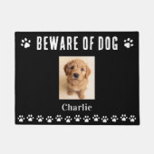Süße Hund Foto Willkommensmatte Fußmatte (Vorderseite)