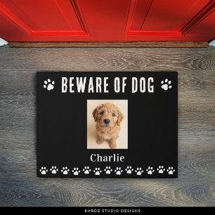 Süße Hund Foto Willkommensmatte Fußmatte