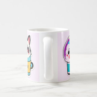 Süße Hund Katze Tasse