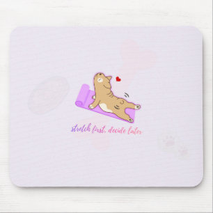 Süße Hund-Mauspad Selbstfürsorge-Schreibtisch-De Mousepad