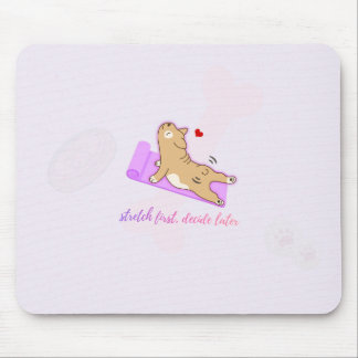 Süße Hund-Mauspad | Selbstfürsorge-Schreibtisch-De Mousepad