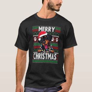 Süße Hund-Pyjama Dobermann Dobermann Pinscher Hund T-Shirt