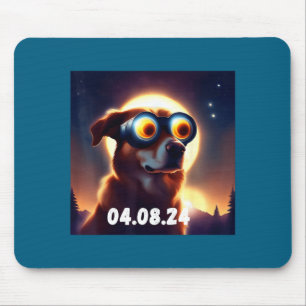 Süße Hund Total Sonnenfinsternis Brille Mousepad