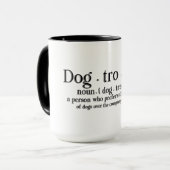 Süße Hund Zitat Tasse (Vorderseite Links)