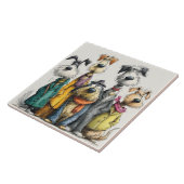 Süße Hunde Charaktere Fliese (Seite)