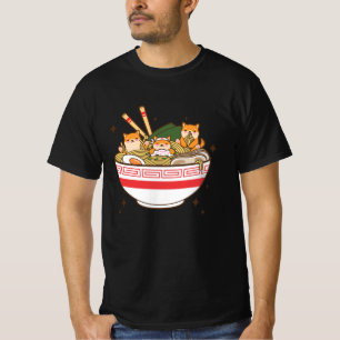 Süße Hunde, die Ramen essen T-Shirt