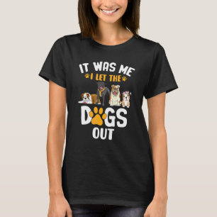 Süße Hunde Für Kinder Vater Mutter Mama T-Shirt