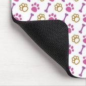Süße Hunde-Fußabdrücke-Mauspad Mousepad (Ecke)