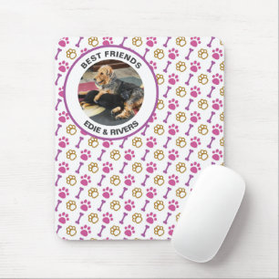 Süße Hunde-Fußabdrücke-Mauspad Mousepad