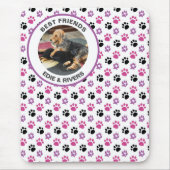 Süße Hunde-Fußabdrücke-Mauspad Mousepad (Vorne)