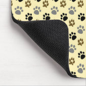 Süße Hunde-Fußabdrücke-Mauspad Mousepad (Ecke)