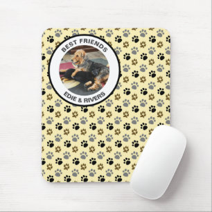 Süße Hunde-Fußabdrücke-Mauspad Mousepad