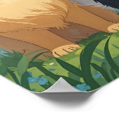 Süße Hunde Hintergrund Poster (Ecke)