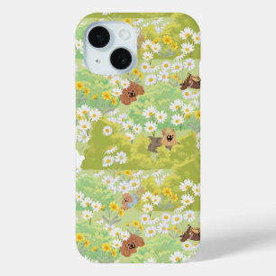 Süße Hunde mit Gänseblümchen nahtloses Muster Case-Mate iPhone Hülle
