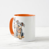 süße Hunde Tasse (Vorderseite Links)