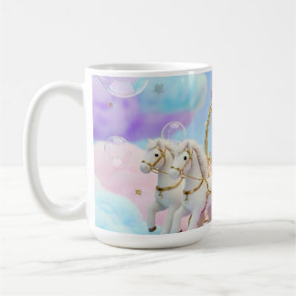 Süße Hundehochzeit Märchenkarosse Kaffeetasse
