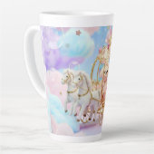 Süße Hundehochzeit Märchenkarosse Milchtasse (Linke Ecke)
