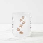 Süße Hundeliebe Glas-Mug Mattglastasse (Mittel)