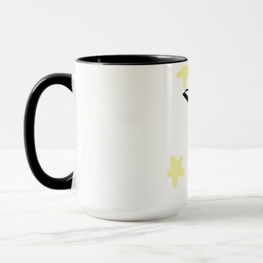 Süße Hundemama-Tassendesign  Tasse (Links)