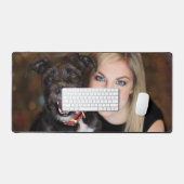 Süße Hundemutter-Foto Schreibtischunterlage (Tastatur & Maus)