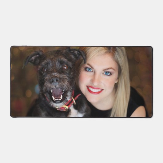 Süße Hundemutter-Foto Schreibtischunterlage (Vorderseite)