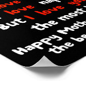 Süße Hundemutter Muttertag, frohen Muttertag von C Poster (Ecke)