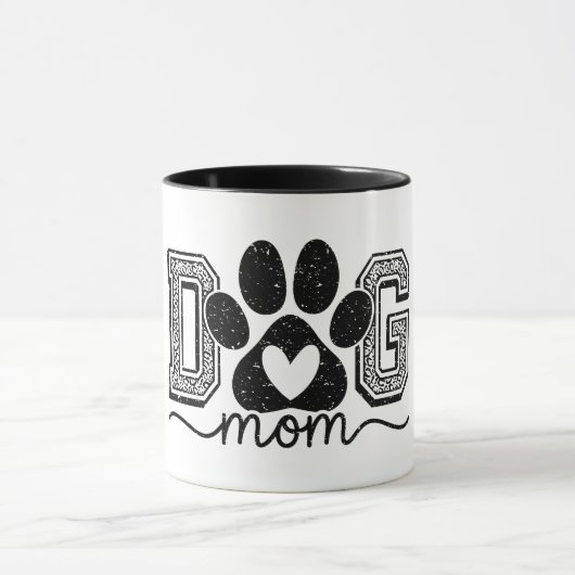 Süße Hundemutter Tasse (Zentrum)