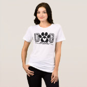 Süße Hundemutter Tri-Blend Shirt (Vorderseite voll)