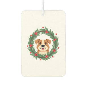 Süße Hundenase Weihnachtsgirlande Weihnachten Hund Autolufterfrischer