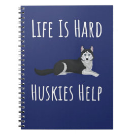 Süße Husky-Geschenke Sibirischer Hundeliebhaber Be Notizblock