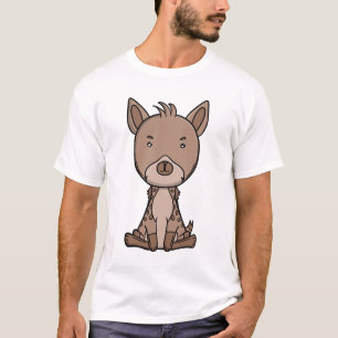 Süße Hyäne Kawaii Safari-Tier T-Shirt
