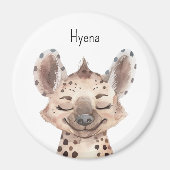 Süße Hyäne Tier Magnet (Vorne)