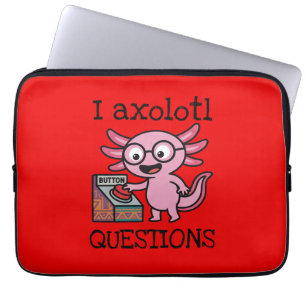 Süße ich Axolotl Fragen aztekisch Oh Nein roter Kn Laptopschutzhülle