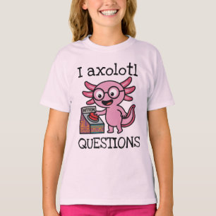 Süße ich Axolotl Fragen aztekisch Oh Nein roter Kn T-Shirt