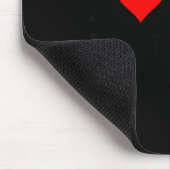 Süße ich liebe meinen Mann Grafik Kunst Mousepad (Ecke)