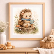 Süße Igel-Kinderkinderzimmer
