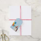 Süße Igel-Party-Papier  Geschenkanhänger (Mit Garn)