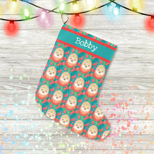 Süße Igel und Gumdrops Großer Weihnachtsstrumpf