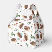 Süße Igelpilze Waldtier Geschenkschachtel (Rückseite)