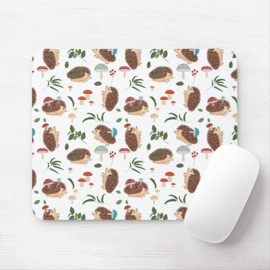 Süße Igelpilze Waldtier Mousepad (Mit Mouse)