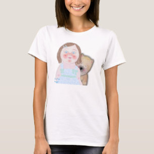 Süße Illustration feine Jersey-Langarm-T-Shirt T-Shirt